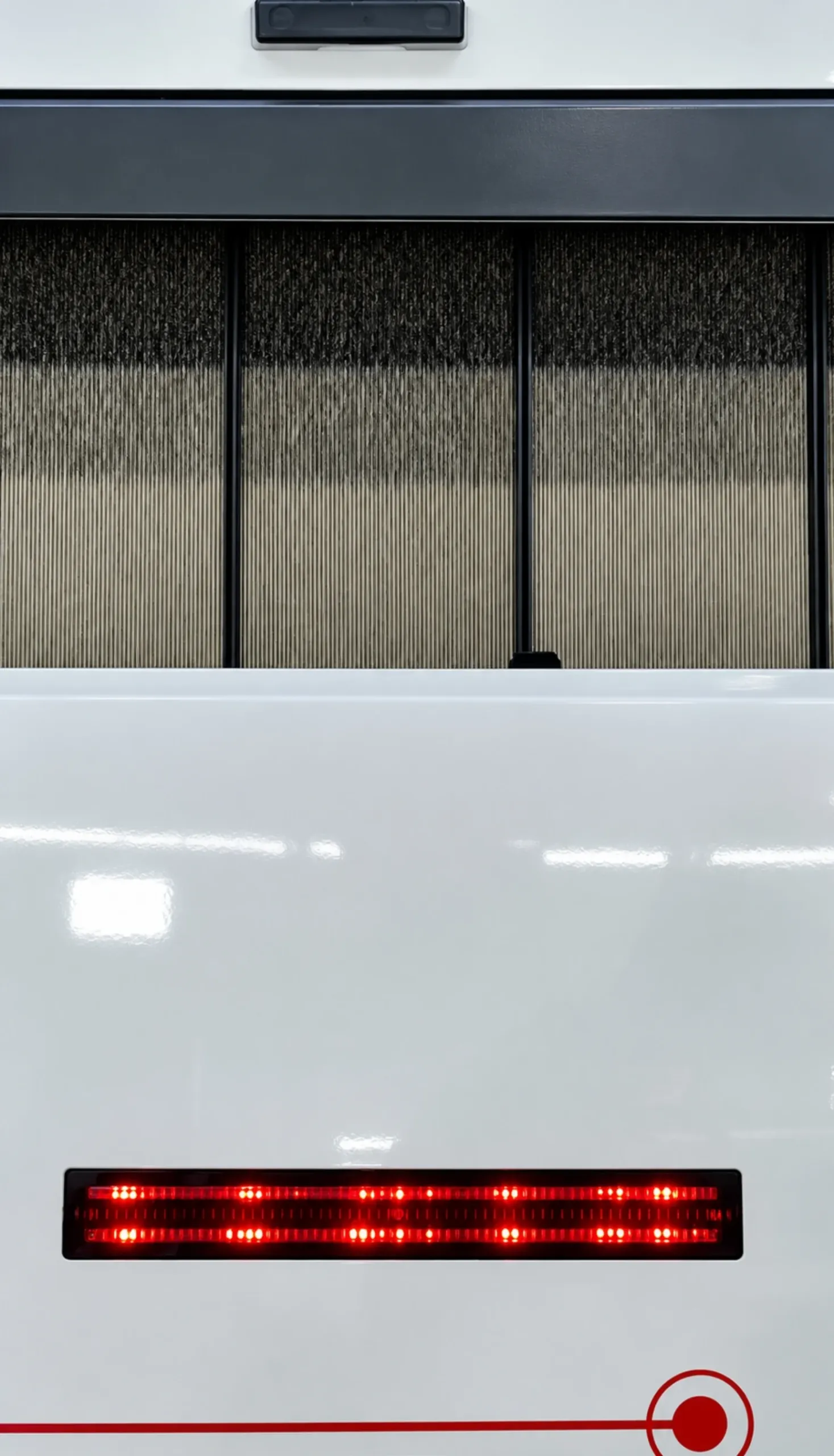 Rice grains running down the channels of a colour sorter
