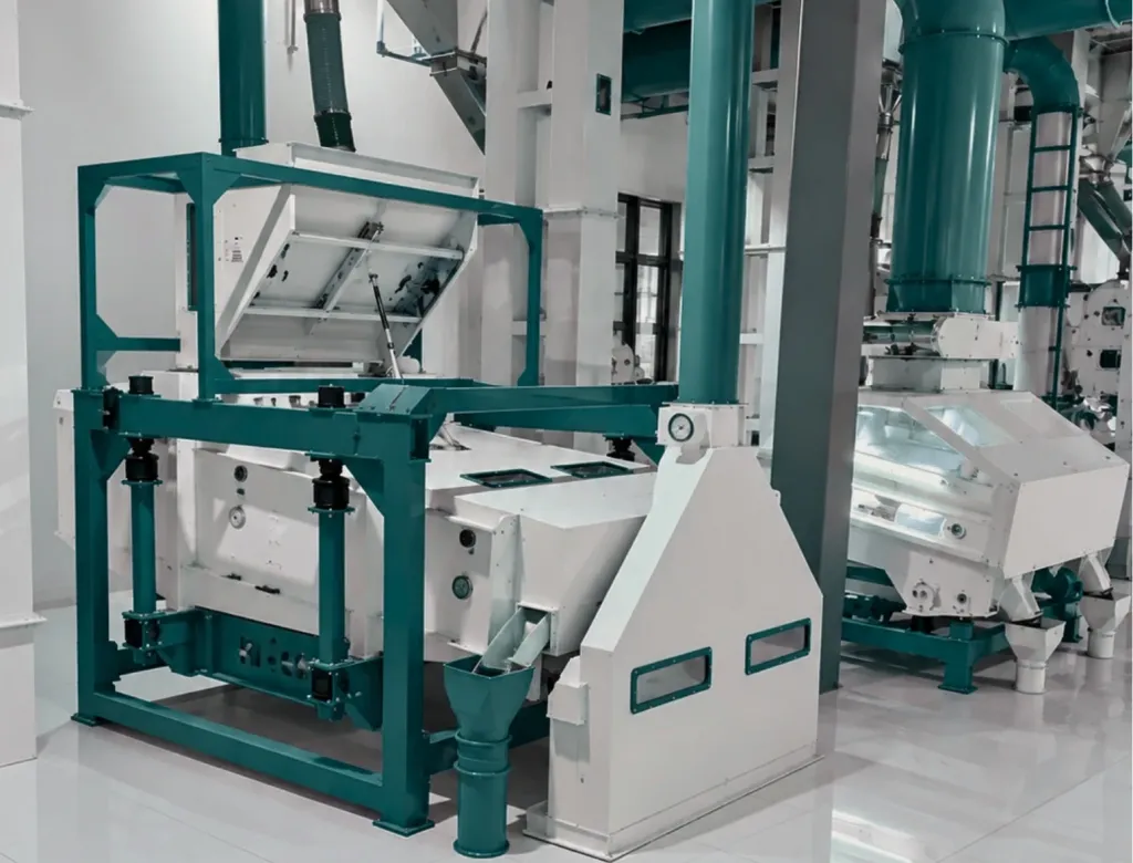 Unit 3 rice to rice processing machinery at Green Rice Mill Karachi